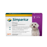 SIMPARICA 10 MG X 3  TAB (2.5 A 5 KG)
