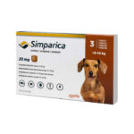 SIMPARICA 20 MG X 3  TAB (5 A 10 KG)