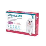 SIMPARICA TRIO 0.6 MG  PURPLE X 3 TAB (2.5 A 5  KG)
