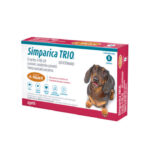 SIMPARICA TRIO 12MG  CARAMEL X3 TAB(5 A 10  KG)