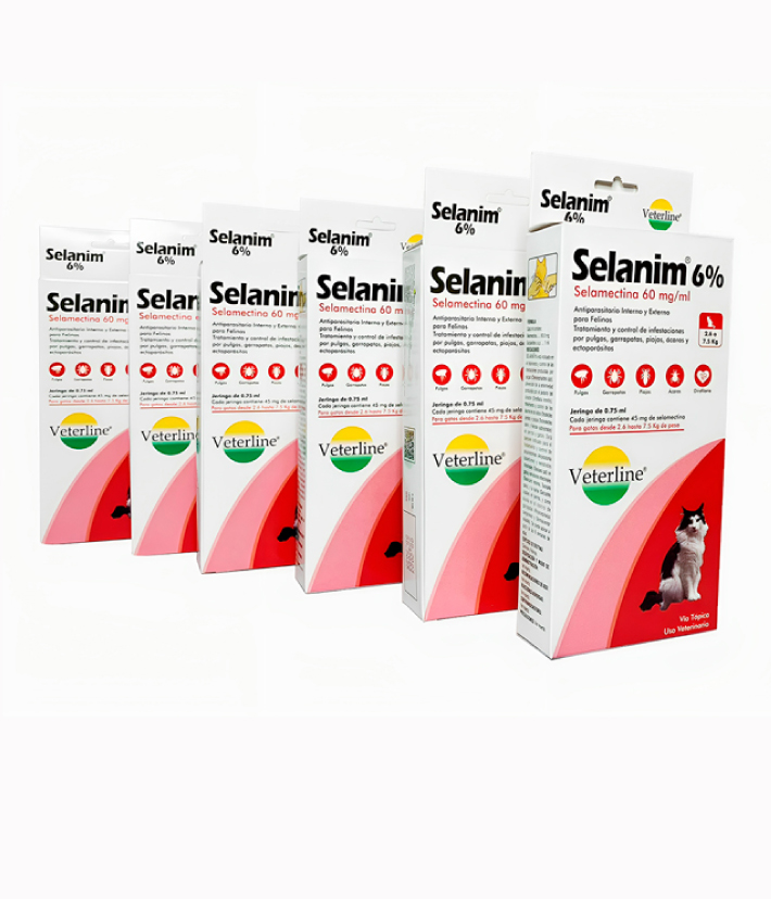 Selamine-0.75 Selanim 6% GATOS 2.6 / 7.5 Kg - Imagen 1