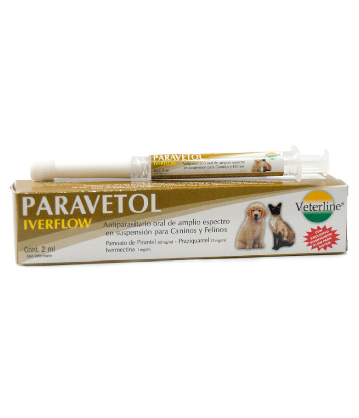 PARAVETOL-IVERFLOW-2-ML PARAVETOL IVER FLOW 2 ML - Imagen 1